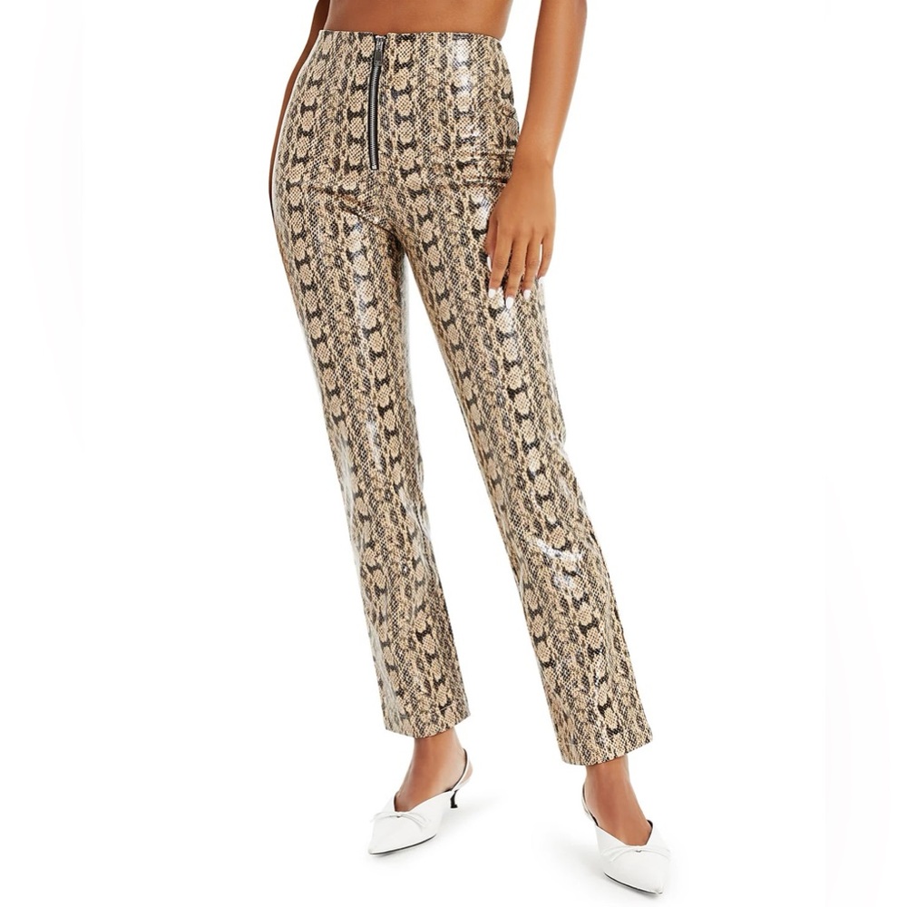 Danielle Bernstein snakeskin pants